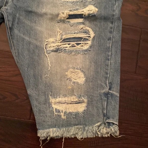 Mens smoke rise Jean shorts size 38 - Picture 2 of 6